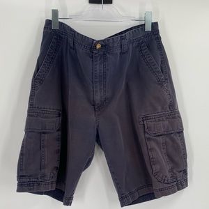 St. Johns Bay Navy blue cargo shorts size 36- A4
